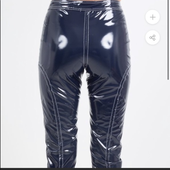 NWOT For Love and Lemons Idol Vinyl Pants Medium - Picture 3 of 15